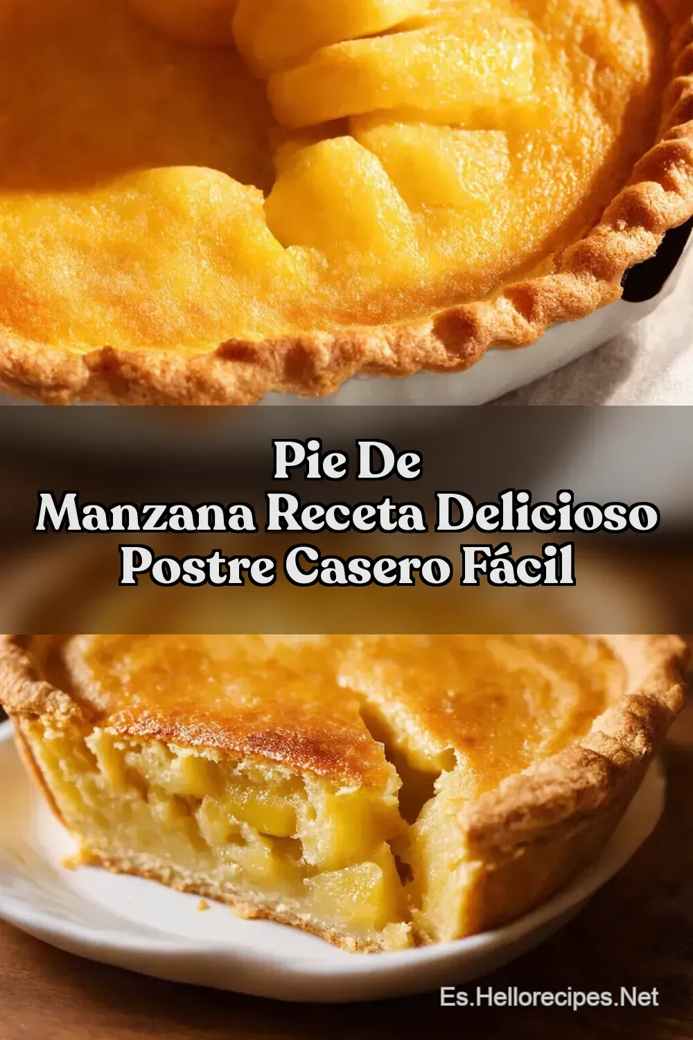 Pie de Manzana Casero como el de la Abuela Receta Fácil
