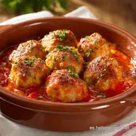 Alb&oacute;ndigas de bacalao en salsa de tomate: Receta tradicional y tierna