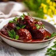 Alb&oacute;ndigas en Salsa Espa&ntilde;ola Jugosas