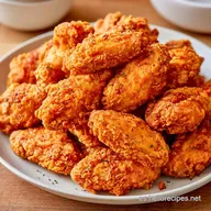 Alitas De Pollo Fritas Crujientes