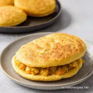 Arepas de Papa Rellenas Receta F&aacute;cil y Deliciosa