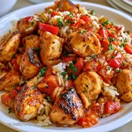 Fácil Arroz con Pollo para 4 Personas