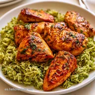 Arroz con Pollo Peruano Casero
