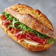 Bocadillo De Jam&oacute;n Y Queso en 20 Minutos