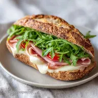 Bocadillo de Jam&oacute;n y Queso R&aacute;pido