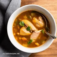 Caldo de Pollo Casero de la Abuela Receta Reconfortante
