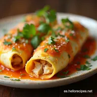 Receta de Chimichangas de Pollo Crujientes y Jugosas Estilo Casero