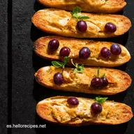 Crostini de Pollo con Uvas Un Aperitivo Ib&eacute;rico Delicioso