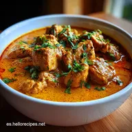 Curry De Pollo: Salsa Aterciopelada