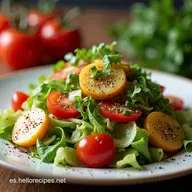 Ensalada Letra E Elegancia Bordada en tu Plato