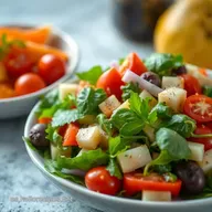 Emagrecimento con Sabor Ensalada Mediterr&aacute;nea Deliciosa