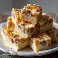 Fudge Chocolate Blanco Caramelo: Receta de 25 Minutos