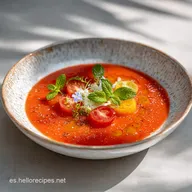 Gazpacho Andaluz Receta: 6 Raciones