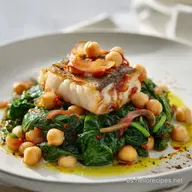 Guiso de garbanzos con espinacas y bacalao: El sabor de la abuela