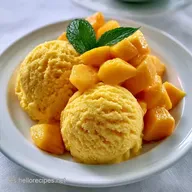 Helado de Frutas con Mango y Yogur
