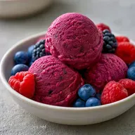 Helado De Frutos Rojos Para 4 Personas