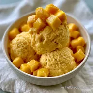 Helado De Mango Para 6 Personas