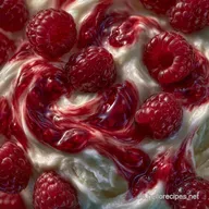 Helado Yogur Frambuesas con Yogur Griego