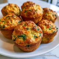Muffins Salados de Verduras con Avena