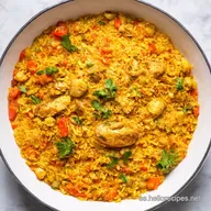 Paella de Pollo a la Valenciana Mi Receta Familiar
