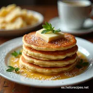 Pancakes de Avena Esponjosos Receta F&aacute;cil y Deliciosa