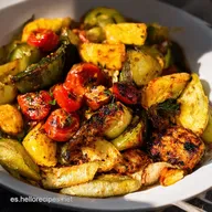 Vegetales a la Parrilla Parrillada Veggie Mediterr&aacute;nea F&aacute;cil