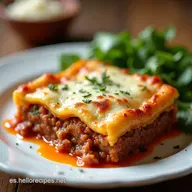 Tentador Pastel de Carne Gratinado Receta de la Abuela con Queso