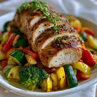 Pechuga de Pollo con Verduras al Horno