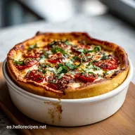 Pizza Estilo Chicago: Receta de 8 Porciones con Base Mantecosa
