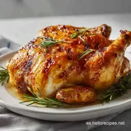 Plato de Comida Casera con Pollo Asado: Crispy Skin