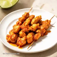 Pollo Satay Receta F&aacute;cil El Secreto est&aacute; en la Salsa