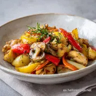 Receta para Bajar de Peso con Pollo y Verduras