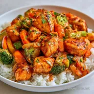 Receta de Pollo y Verduras para 4