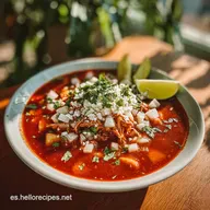 Pozole Rojo Aut&eacute;ntico: Receta Tradicional en 225 Minutos