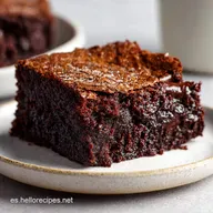 Receta Brownie Chocolate: Centro Denso, 35 Min