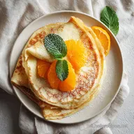 Crepa Sunset para 4 Porciones: C&iacute;trico