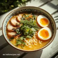 Receta De Ramen Japon&eacute;s para 4 Porciones