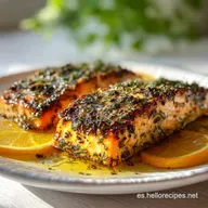Receta de Salm&oacute;n al Horno con Hierbas en 25 Minutos