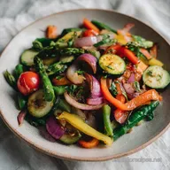 Cena R&aacute;pida de Verduras: Salteado Crujiente en 15 Minutos