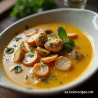 Receta de Sopa de Champi&ntilde;ones con Pollo Cremosa y F&aacute;cil 60 Minutos