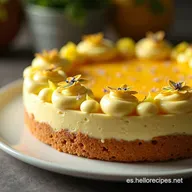 Tarta Bordado Floral Almendra y Lim&oacute;n de Ensue&ntilde;o