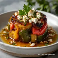 Timbal de Verduras Asadas: Postre Vegetariano Gourmet