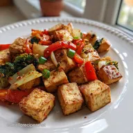 Receta con Tofu Salteado con Verduras R&aacute;pido y F&aacute;cil