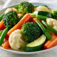 Verduras Al Vapor Para 4 Personas