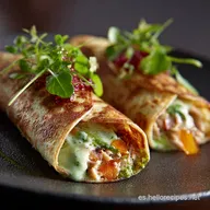 Wrap de At&uacute;n Ligero: Receta cremosa y saludable lista en 15 minutos