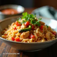 Yakimeshi de Pollo y Vegetales Arroz Frito Japon&eacute;s F&aacute;cil