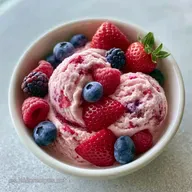 Yogur Helado Fresa con Yogur Griego