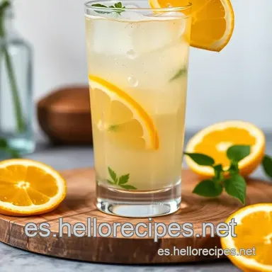 ¡Agua de Valencia Auténtica! Un Trago Valenciano Refrescante Tarjeta de receta