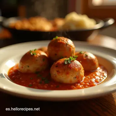 Receta de Alb&oacute;ndigas al Horno F&aacute;ciles y Jugosas Como las de la Abuela Tarjeta de receta