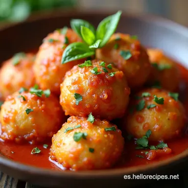 Alb&oacute;ndigas en Salsa de Tomate Como las de la Abuela